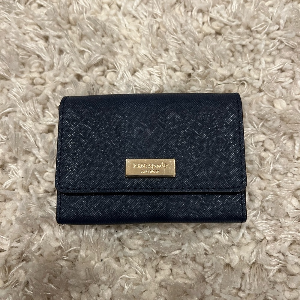 Kate spade navy card holder